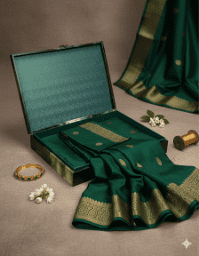Peacock Themed Saree Box