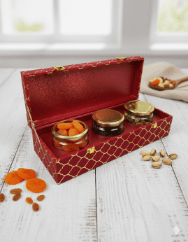 3 Jars MDF Dryfruit Boxes
