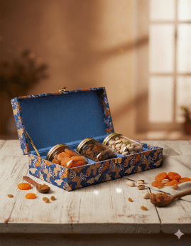 3 Jars MDF Dryfruit Boxes mini