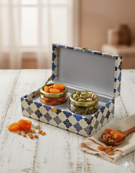 2 Jars MDF Dryfruit Boxes