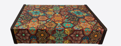 Red Classic MDF Dry Fruit Box 4 Cavity - Image 3